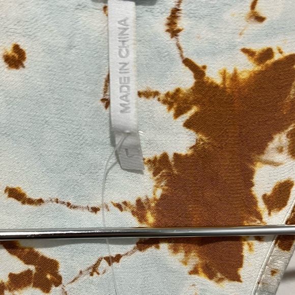YOUNG FABULOUS AND BROKE COPPER TIE DYE SATIN TANK BNWT - Picture 5 of 8